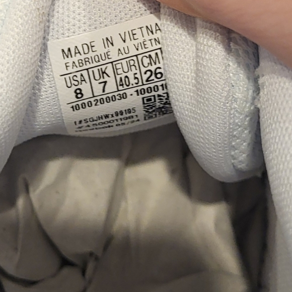 Reebok Court Advance Bold Sneaker Unisex Size 8 White LuxComfort Tennis  Shoes - Picture 4 of 10